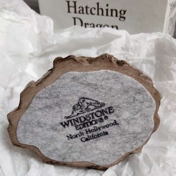 Vintage Peacock Hatching Dragon Statue 1984 PENA, In Original Box - RARE - Picture 9 of 11